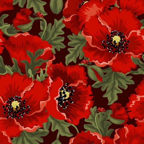 Colorful flowers background Vector 05.jpg