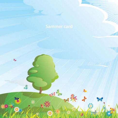 Summer cartoon images Vector 05.jpg