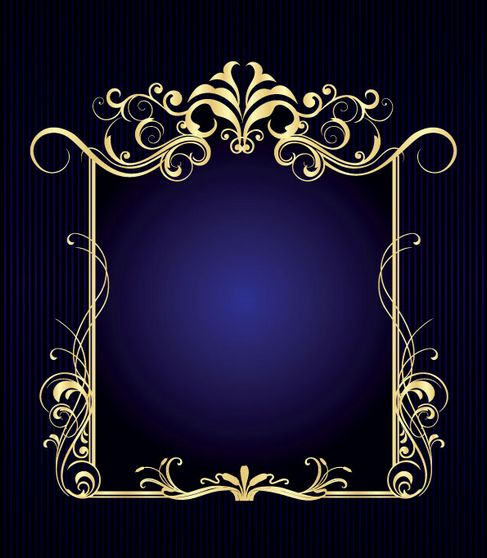 Gorgeous European-style frame Vector 01.jpg
