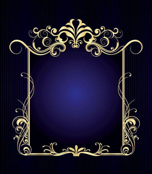 Gorgeous European-style frame Vector 01.jpg