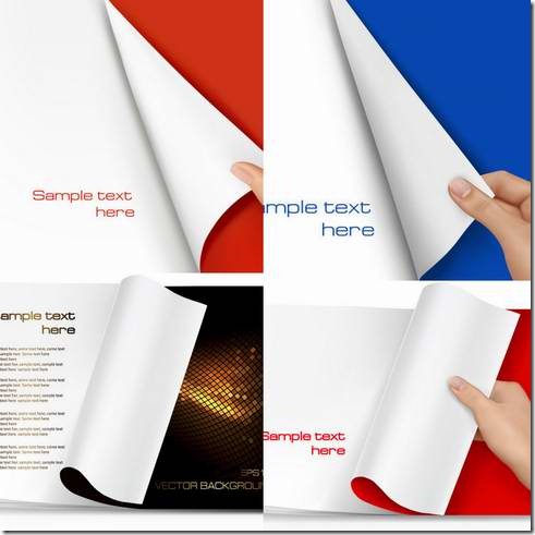 Blank paper Vector