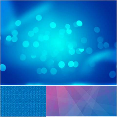 3 HD shades of blue background Vector