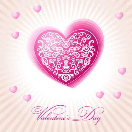 22 beautiful valentine cards vector material 01