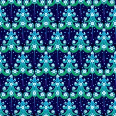 Five elegant Christmas background pattern vector material 03