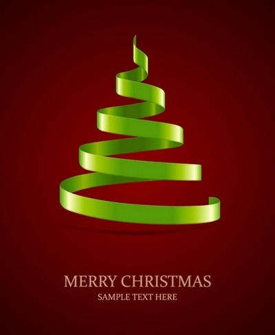 Four beautiful Christmas background Vector 03