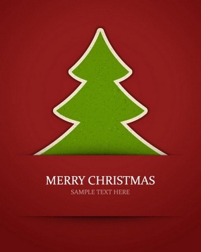 Four beautiful Christmas background Vector 04